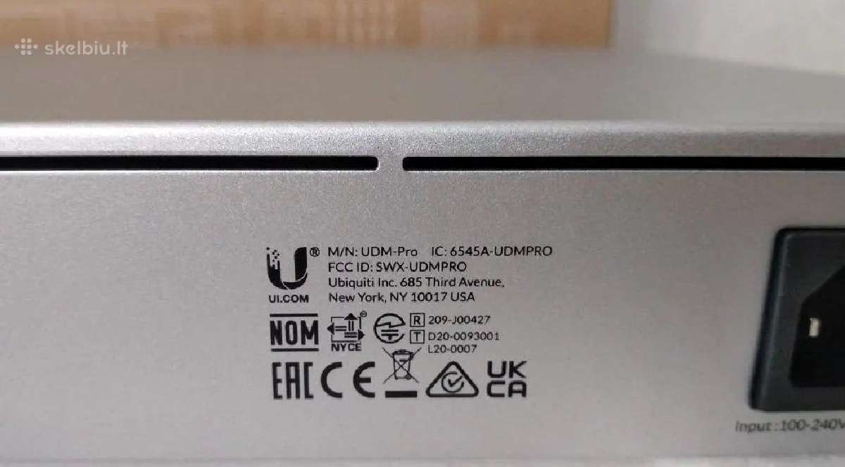 Ubiquiti Unifi Dream Machine Pro Udm Pro - nuotraukos Nr. 6