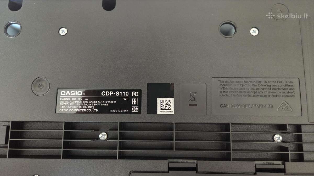 Sceninis Casio Cdp s110 We pianinas su dėklu - nuotraukos Nr. 6