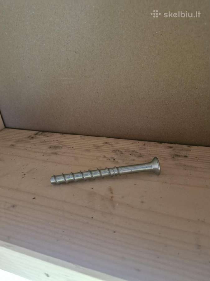 Varžtai Vinys Betonsraigčiai Įvoriniai varžtai - nuotraukos Nr. 4
