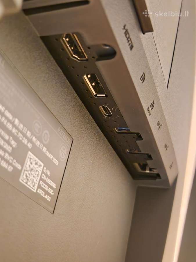 Dell P2723qe monitorius type-c lan 4k - nuotraukos Nr. 5