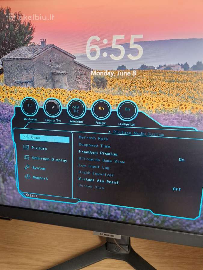 Samsung Monitorius 27" 240hz - nuotraukos Nr. 5
