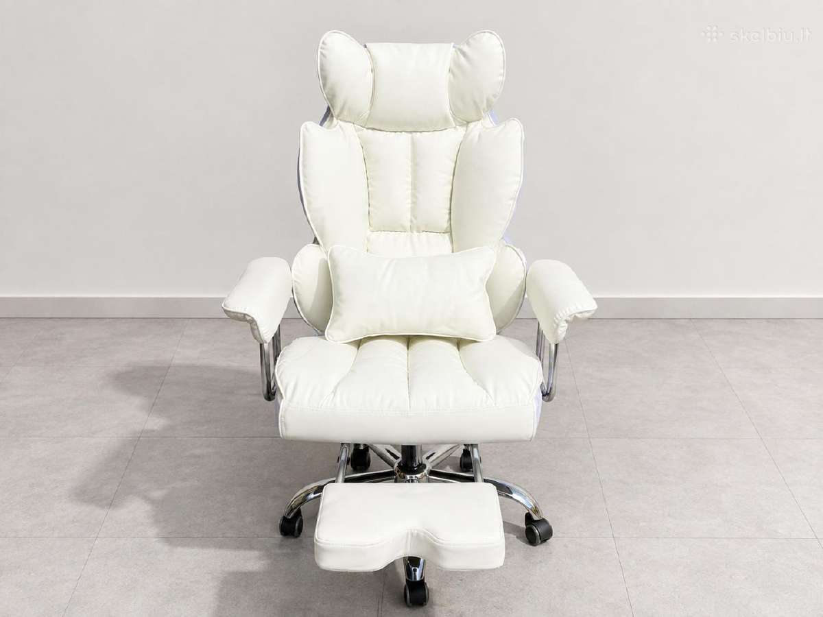Efoamao XXL balta ergonominė biuro kėdė - nuotraukos Nr. 2