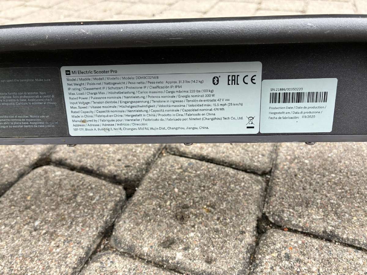 Paspirtukas Mi Electric Scooter Pro, Klaipėda - nuotraukos Nr. 11