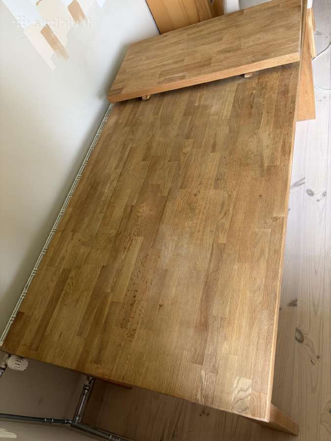 Ąžuolo masyvo stalas su prailginimu 180-225cm - nuotraukos Nr. 4