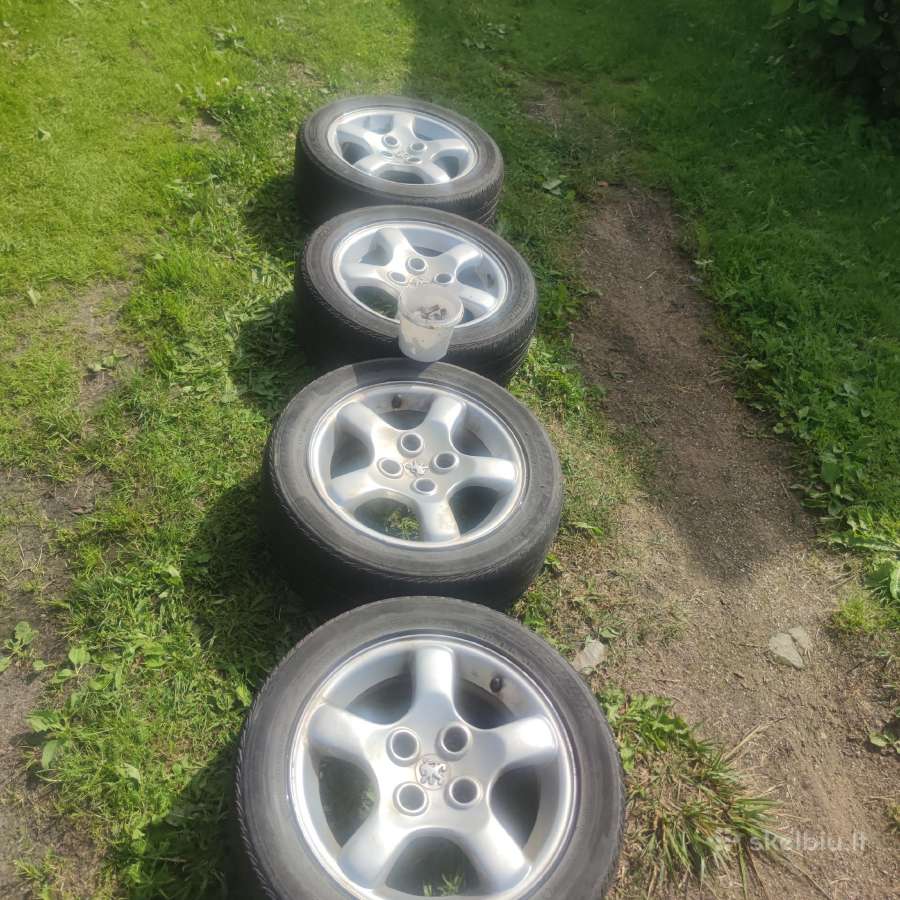 Peugeot 206+ originalūs lieti ratlankiai - nuotraukos Nr. 4