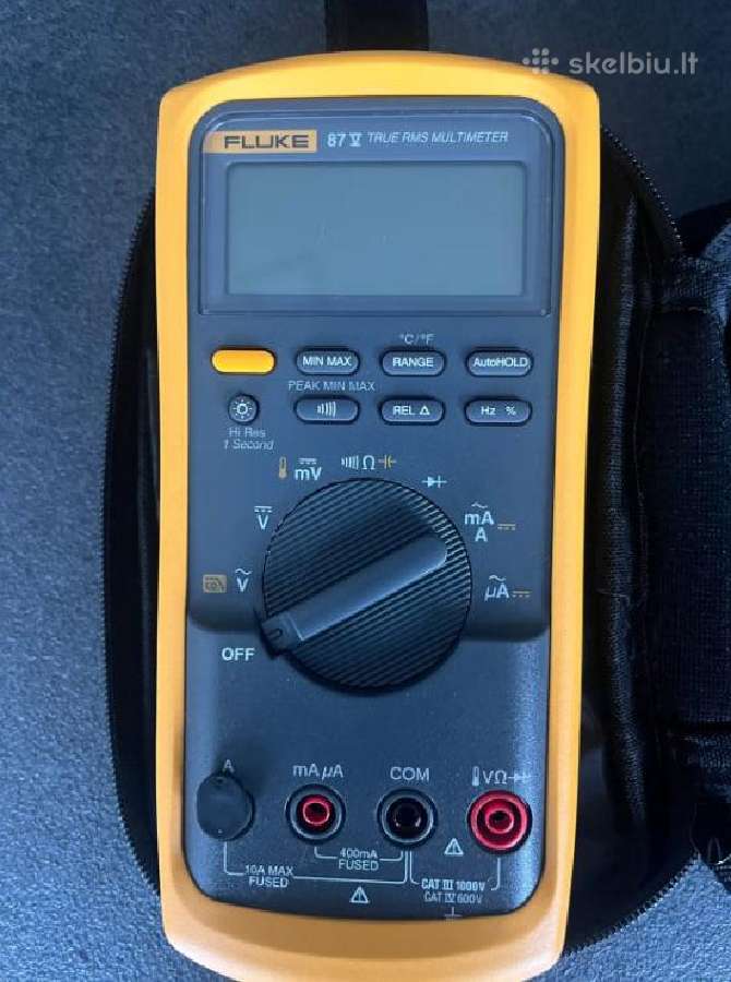 Fluke 87v True Rms multimetras su priedais - nuotraukos Nr. 2
