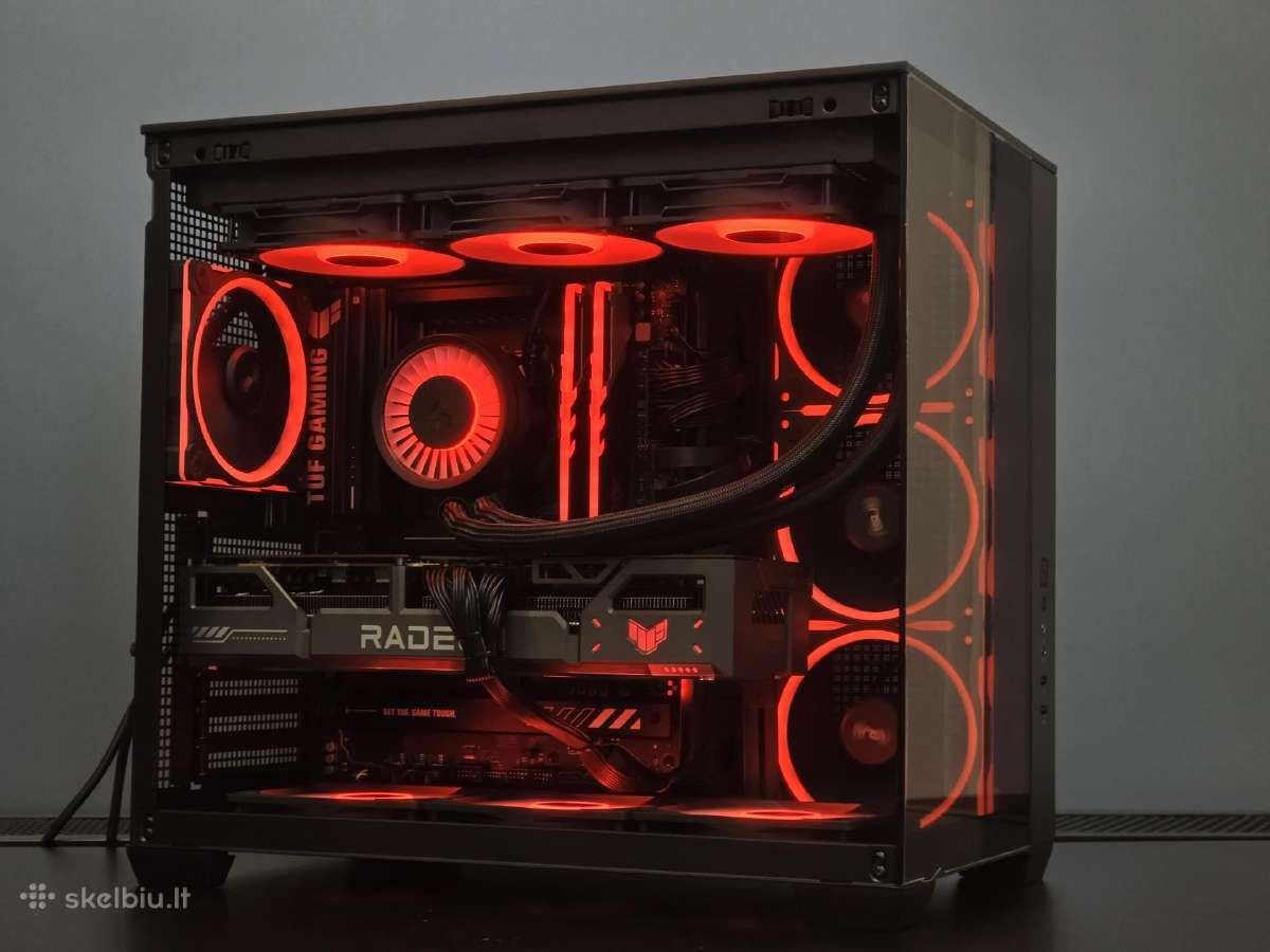 Tuf 9070 XT kompiuteris su 7 9800x3d - nuotraukos Nr. 3