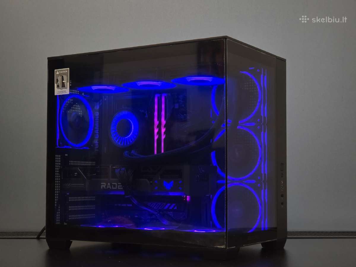 Tuf 9070 XT kompiuteris su 7 9800x3d - nuotraukos Nr. 6