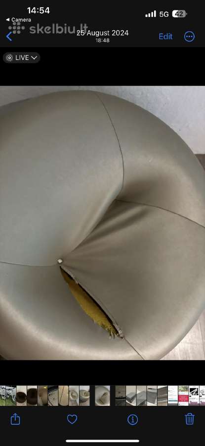 Vintage sofa, B&b, Fritz Hansen kėdės Art Deco - nuotraukos Nr. 22