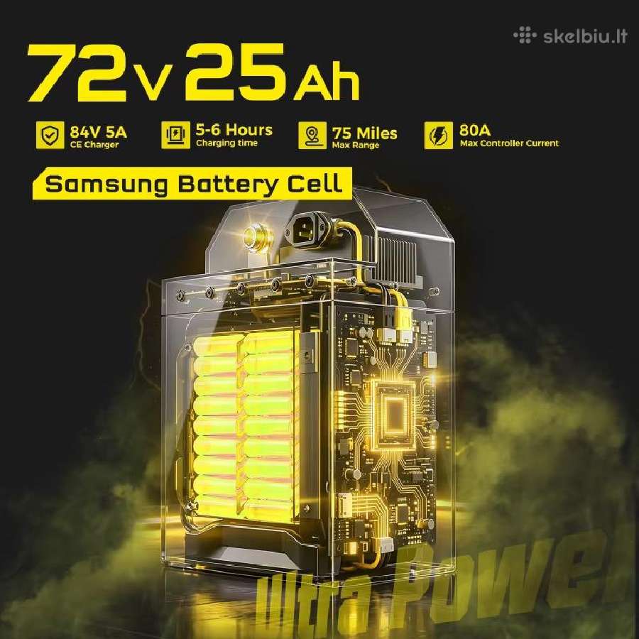 Naujas Valtinsu Em-5 Ultra elektrinis motocikls - nuotraukos Nr. 6