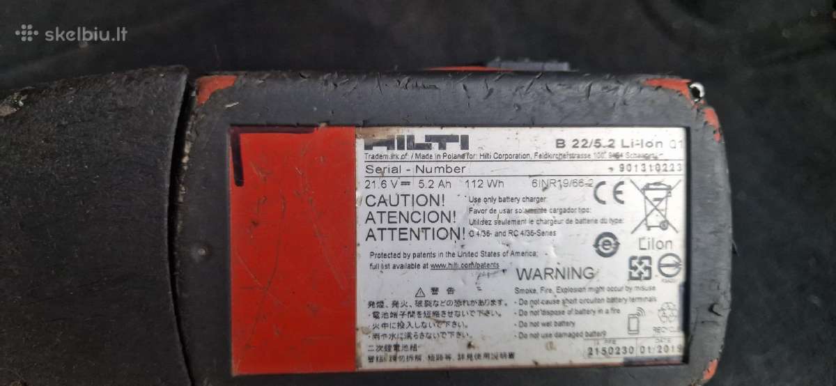 Hilti Te 4-a22 perforatorius - nuotraukos Nr. 3