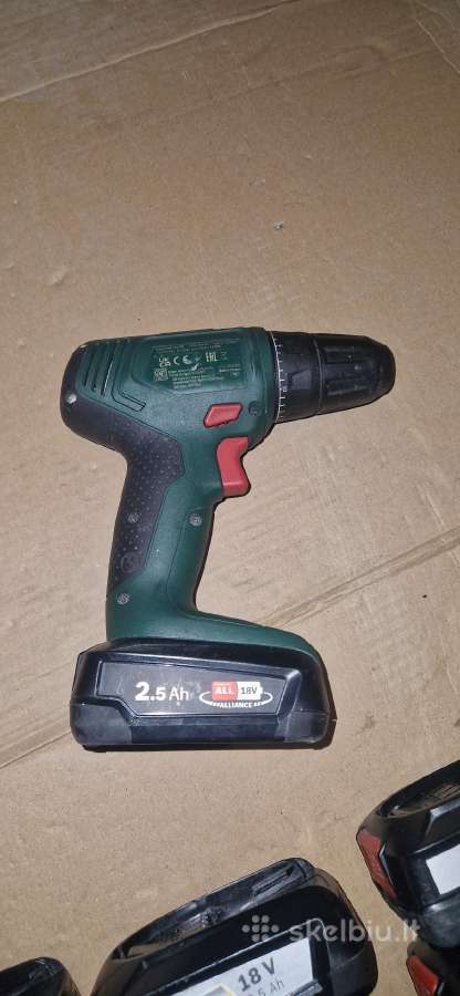 Bosch 18v elektrinių įrankių komplektas. - nuotraukos Nr. 6