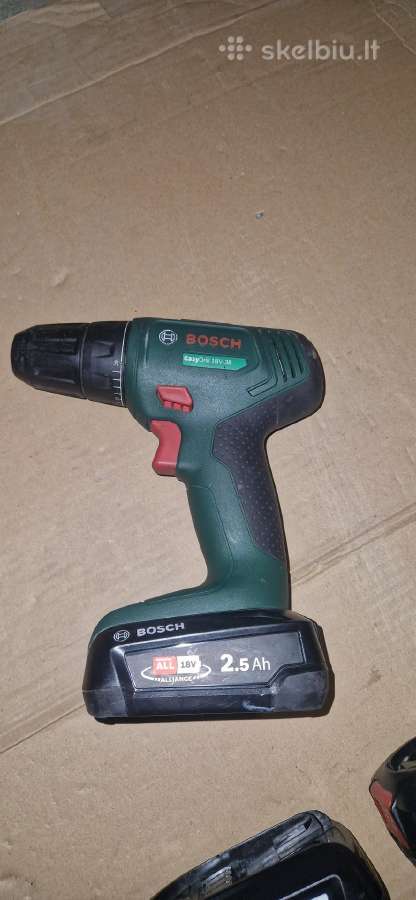 Bosch 18v elektrinių įrankių komplektas. - nuotraukos Nr. 7