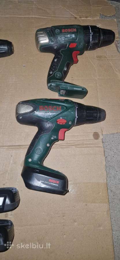Bosch 18v elektrinių įrankių komplektas. - nuotraukos Nr. 8