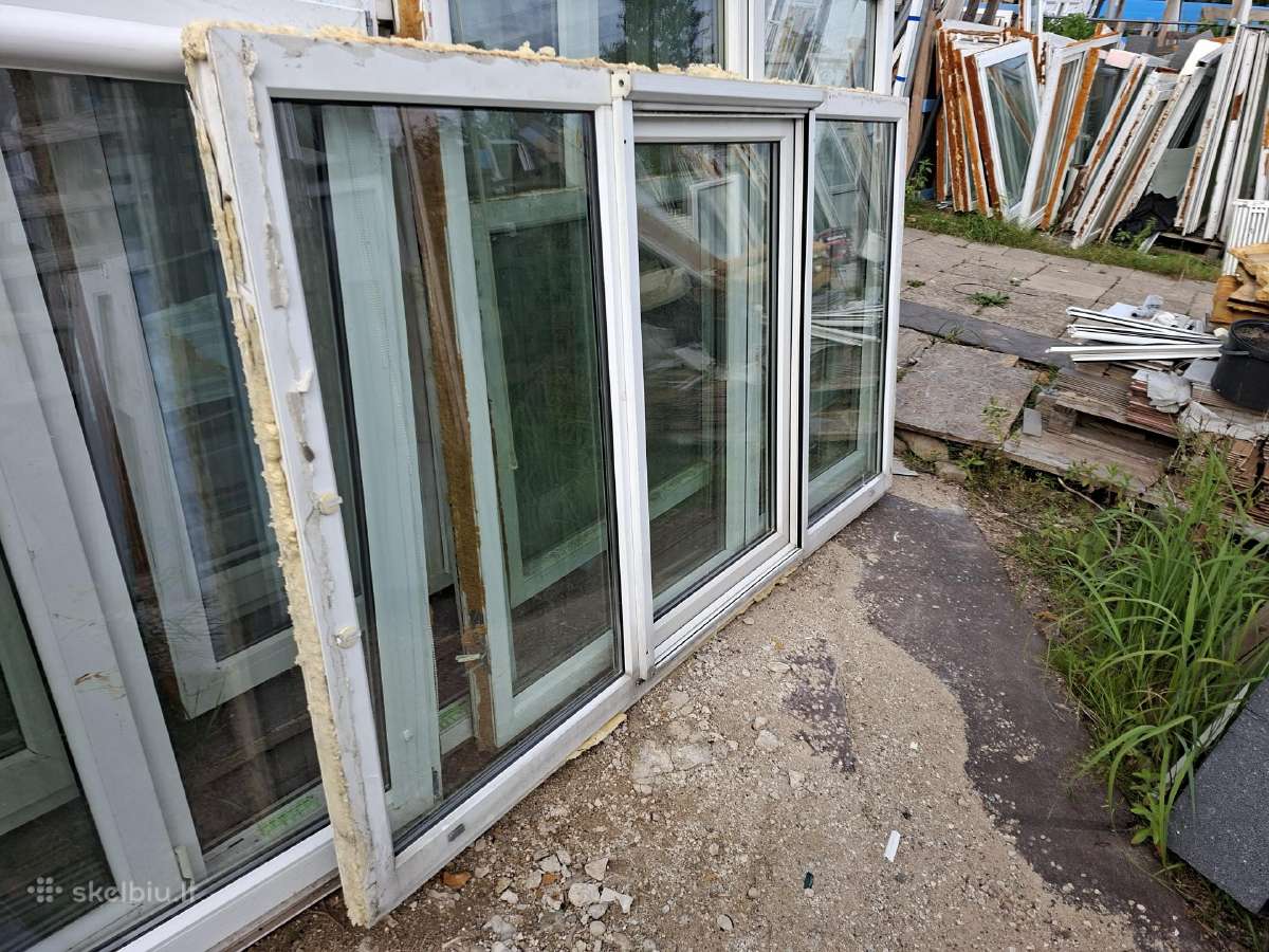 Naudoti plastikiniai langai nuo 0,5m iki 3m - nuotraukos Nr. 24