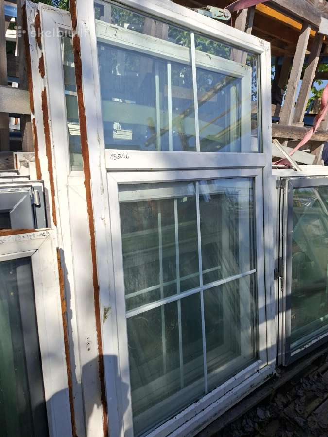 Naudoti plastikiniai langai nuo 0,5m iki 3m - nuotraukos Nr. 32