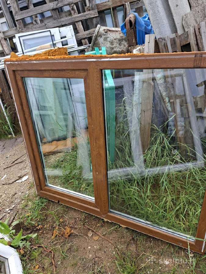 Naudoti plastikiniai langai nuo 0,5m iki 3m - nuotraukos Nr. 35