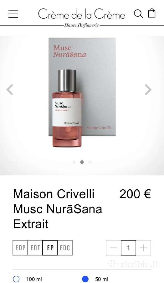 Kvepalai Maison Criveli Musc Nurasana - nuotraukos Nr. 6