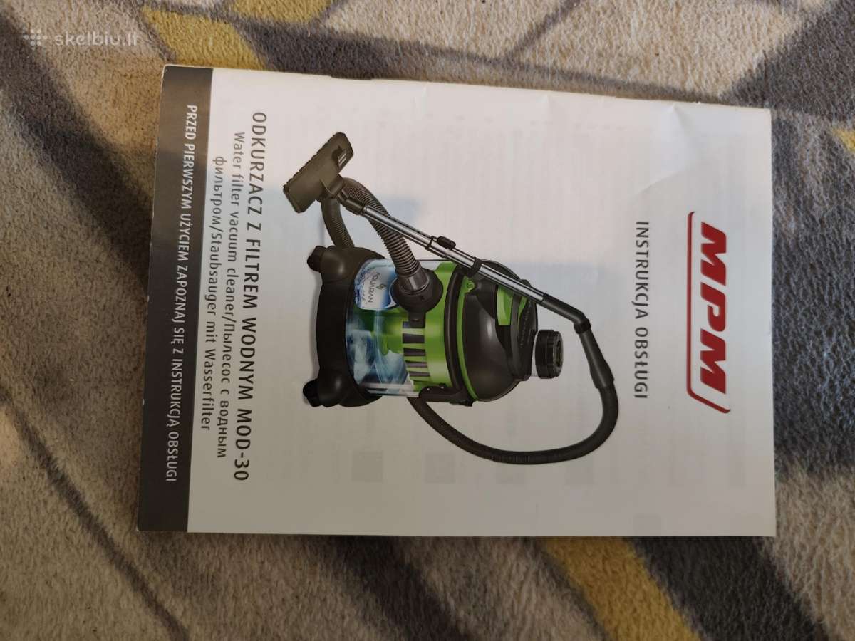 Dulkių siurblys su vandens filtru, labai mažai - nuotraukos Nr. 3