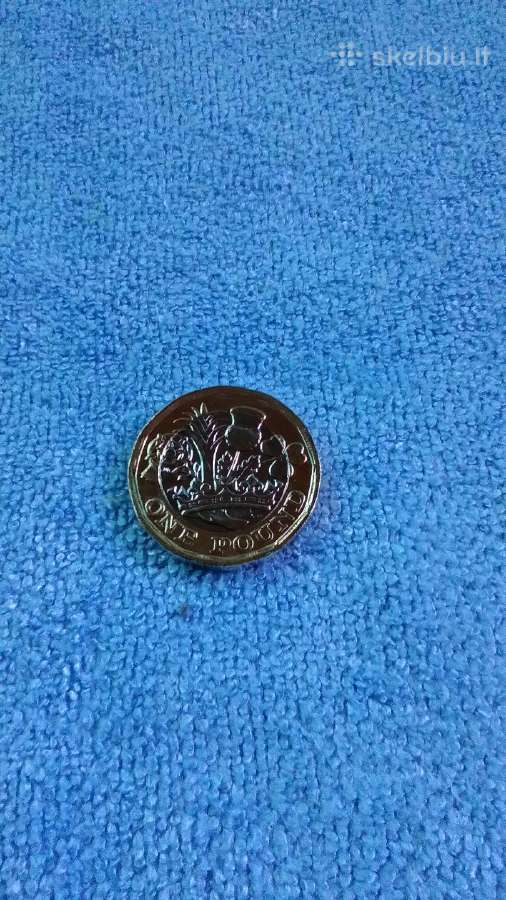 Moneta UK 2016 m. 1 svaras, cu-ni