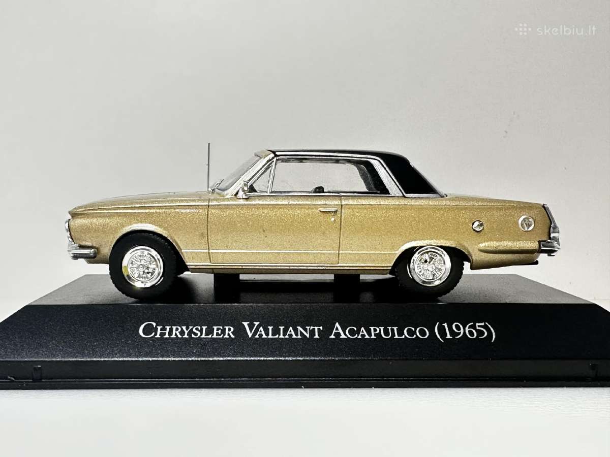 Chrysler Valiant Acapulco 1965 aukso/juoda 1:43 - nuotraukos Nr. 4
