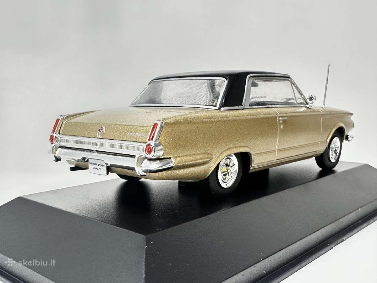 Chrysler Valiant Acapulco 1965 aukso/juoda 1:43 - nuotraukos Nr. 5