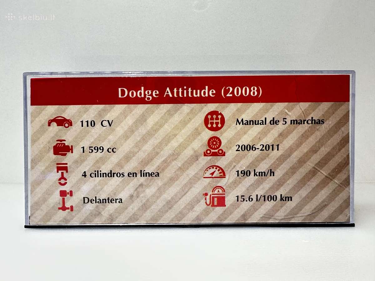 Dodge Attitude 2008 žalsva 1:43 Salvat - nuotraukos Nr. 7