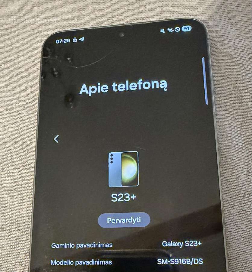 Samsung Galaxy S23+ 256 GB - nuotraukos Nr. 6