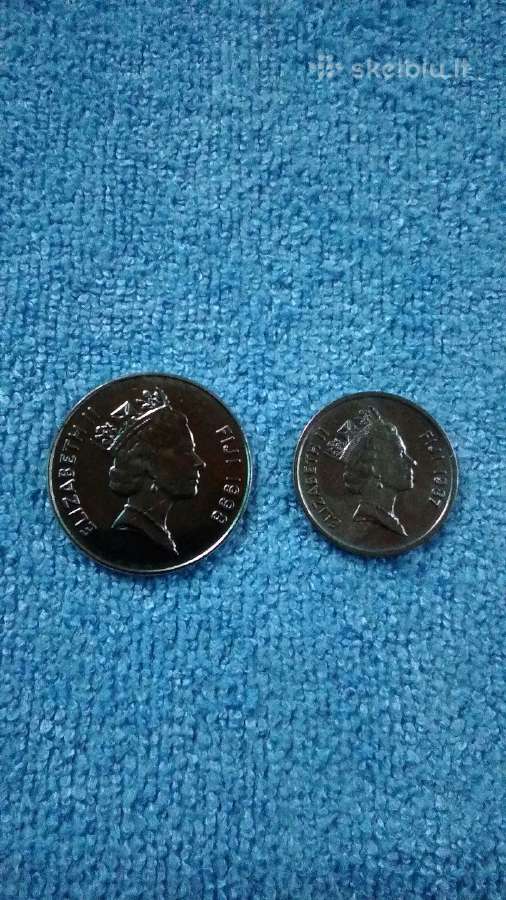 Fiji 1998 10 cent. 1987 5 cent. - nuotraukos Nr. 2