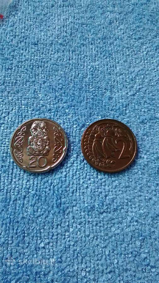 2 centai ir 20 centu New Zealand