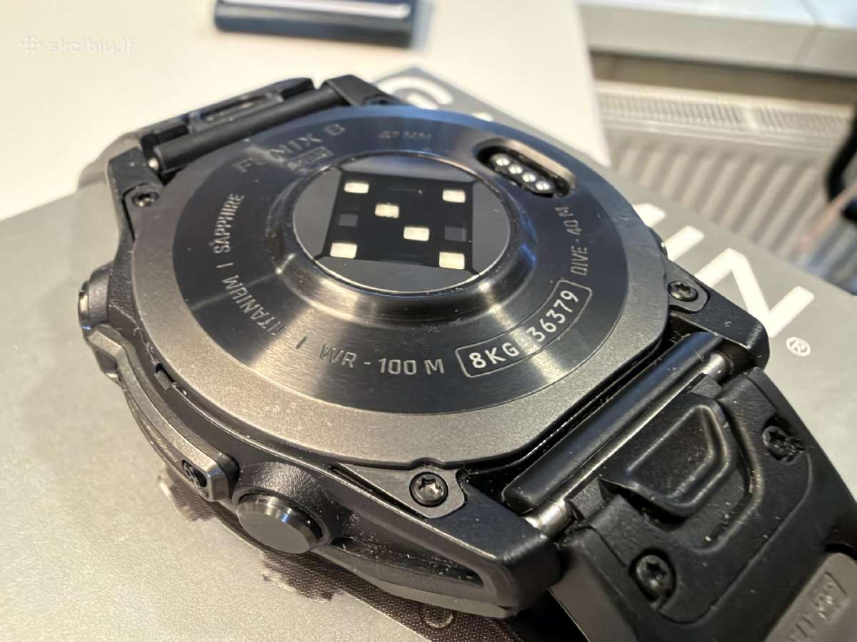 Garmin Fenix 8 Solar Sapphire - nuotraukos Nr. 5
