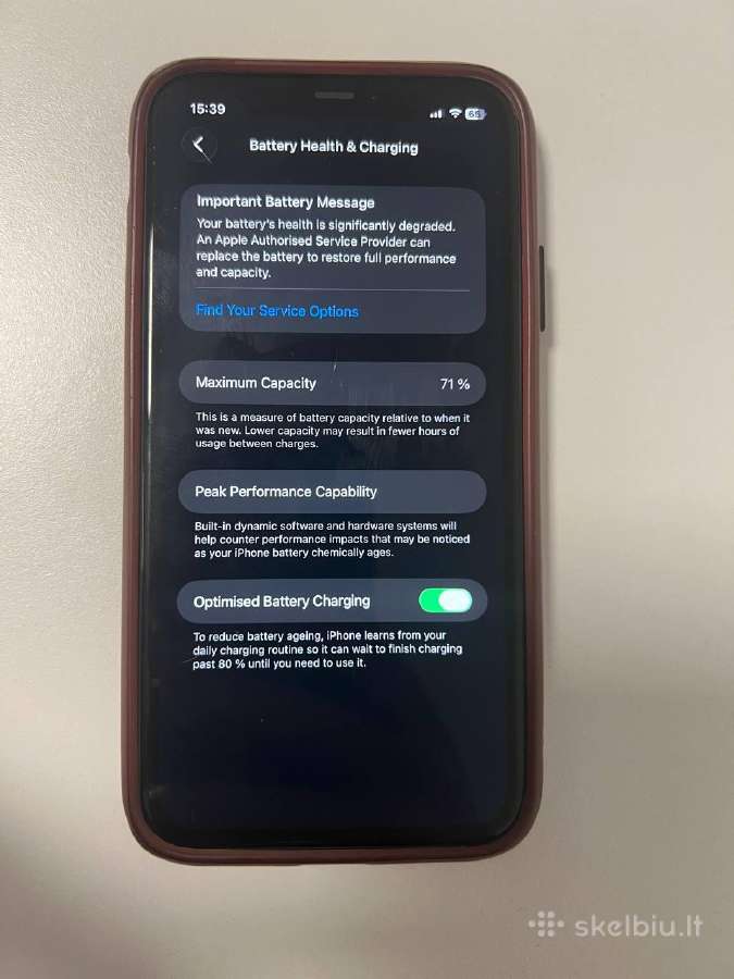 Apple iPhone 11 128gb Raudonas - nuotraukos Nr. 2