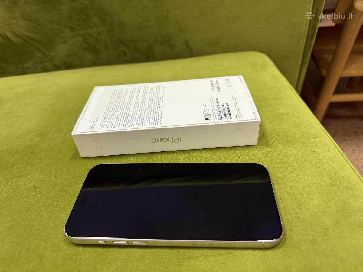 iPhone 15pro Max 256 White Titanium - nuotraukos Nr. 4