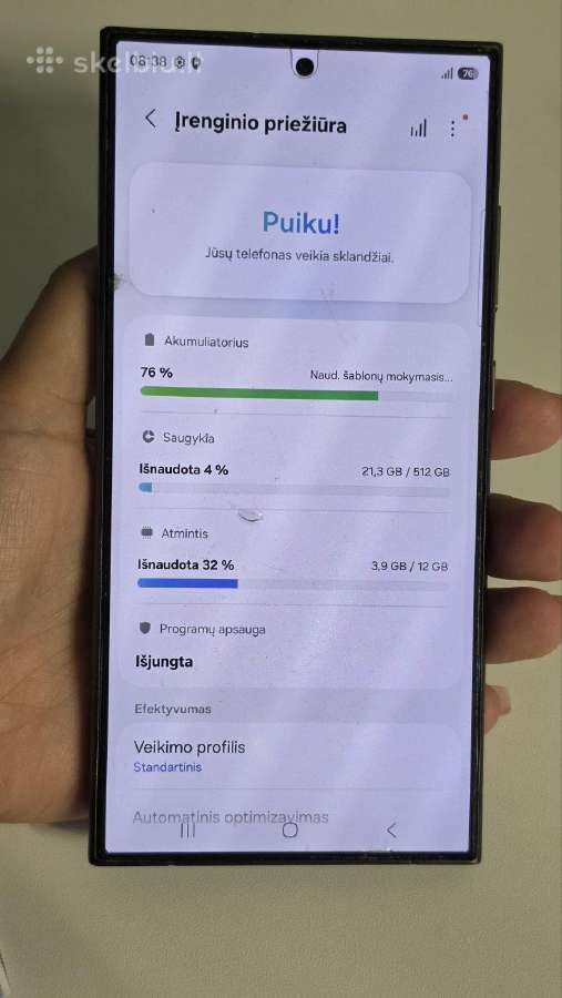 Samsung s24 ultra, 512gb - nuotraukos Nr. 5