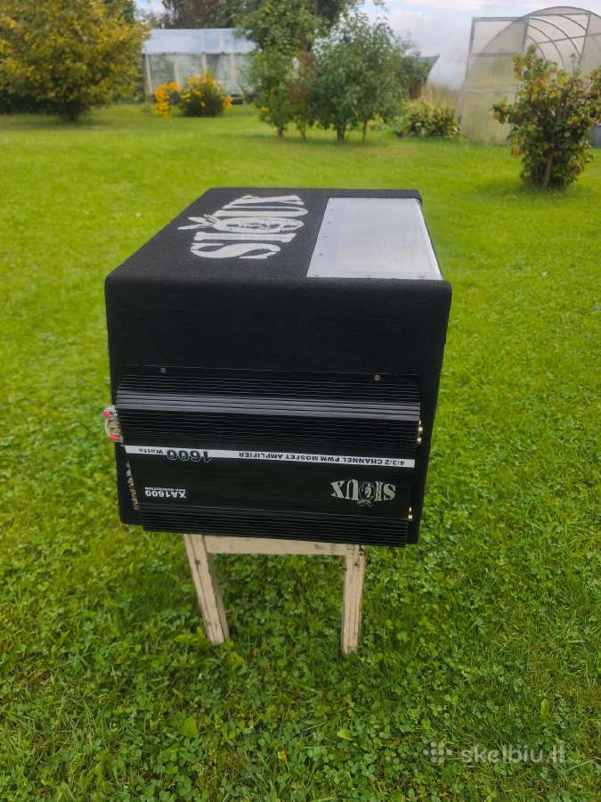 Žemo dažnio kolonele (subas ) su stiprintuvu - nuotraukos Nr. 2
