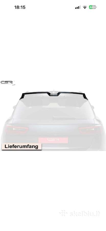 Audi A6 C7 S-line 2011-2014m spoileris,difuzorius - nuotraukos Nr. 20