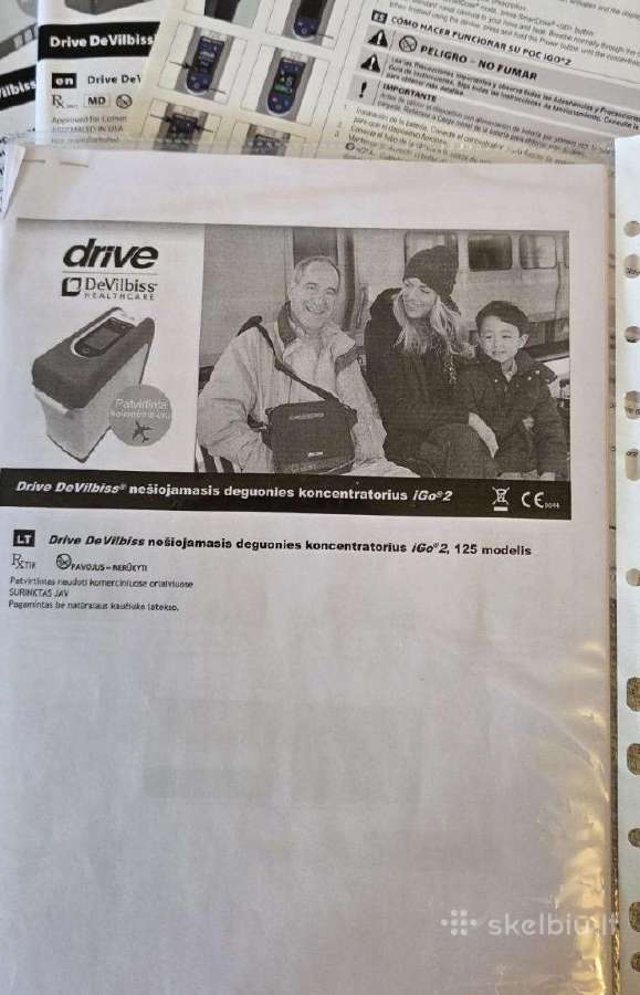 Deguonies koncentratorius nešjm. 1200€ - nuotraukos Nr. 3