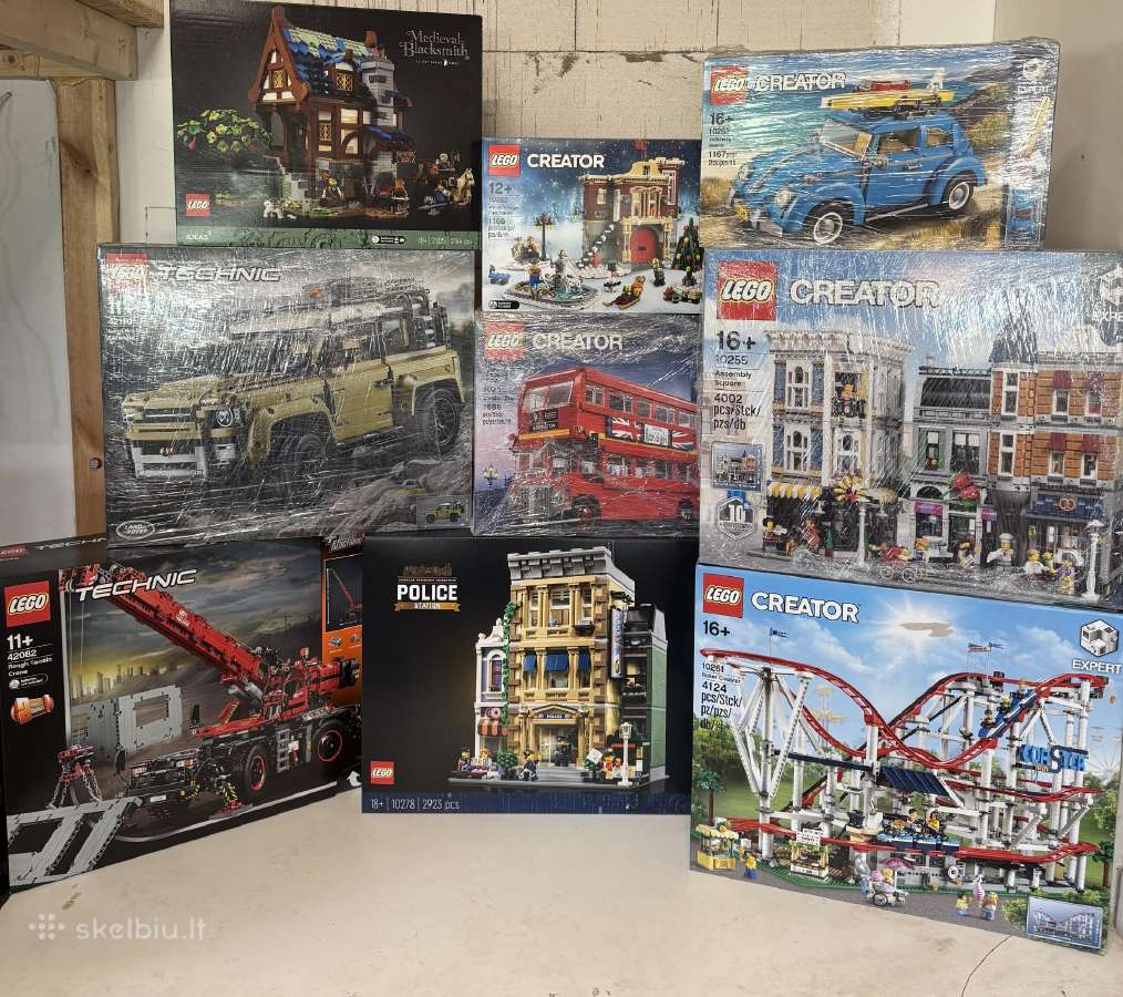 Lego Creator 10255 76193 Lego Technic 42082ir kiti - nuotraukos Nr. 2