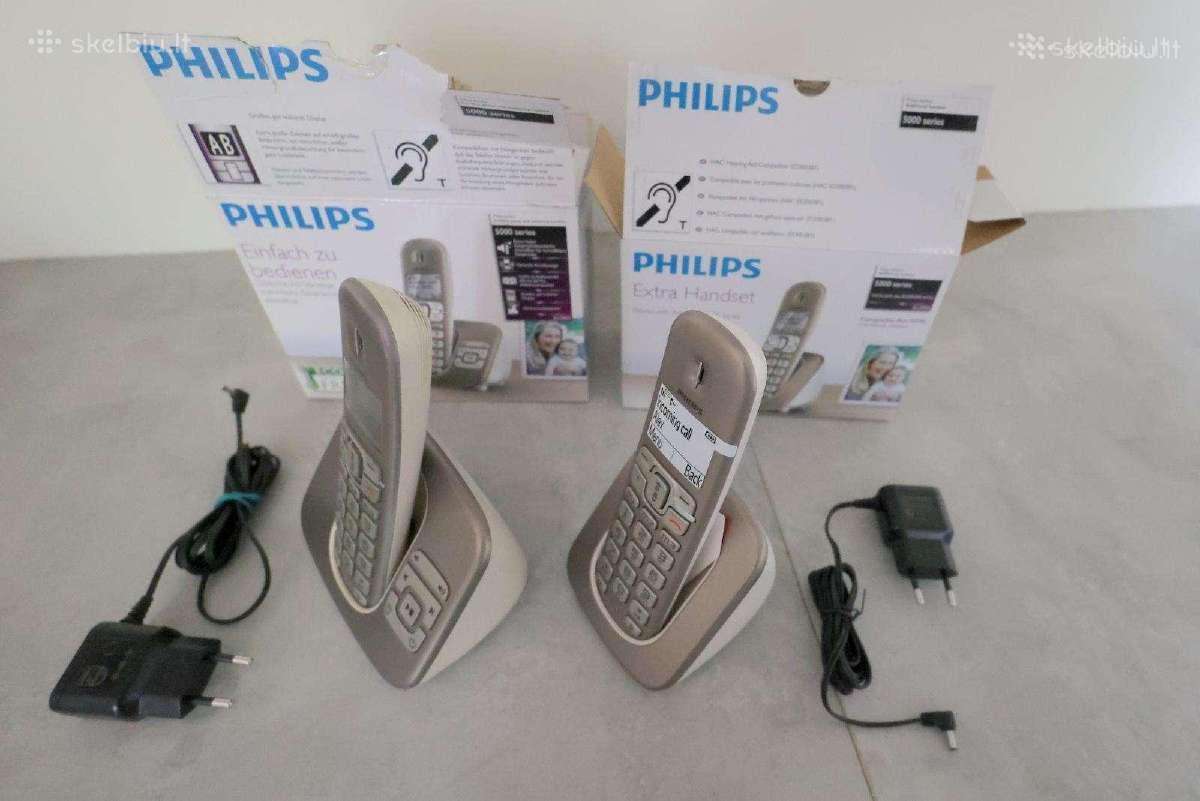 Belaidis telefonas Philips su papildomu rageliu - nuotraukos Nr. 2