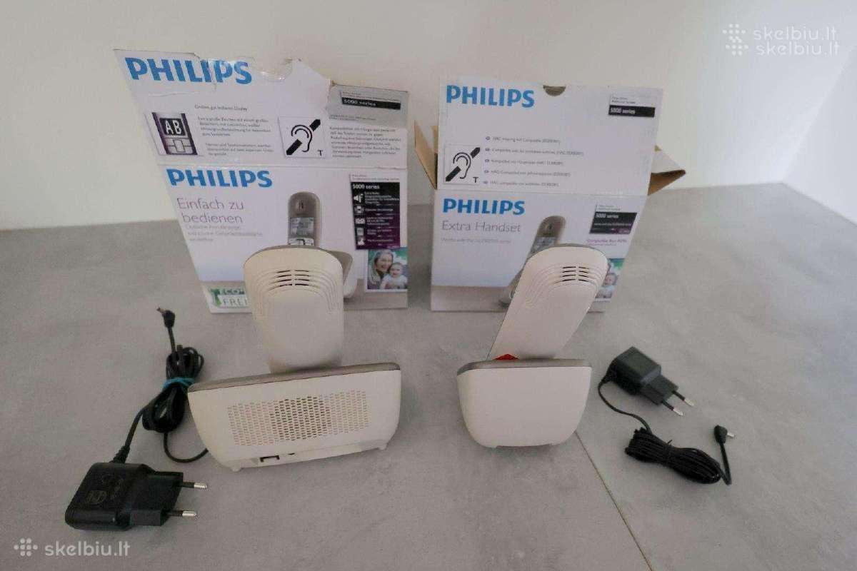 Belaidis telefonas Philips su papildomu rageliu - nuotraukos Nr. 3