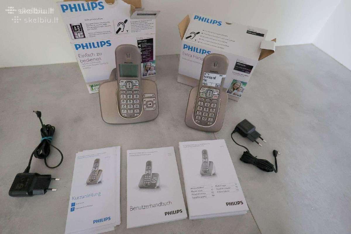 Belaidis telefonas Philips su papildomu rageliu - nuotraukos Nr. 4