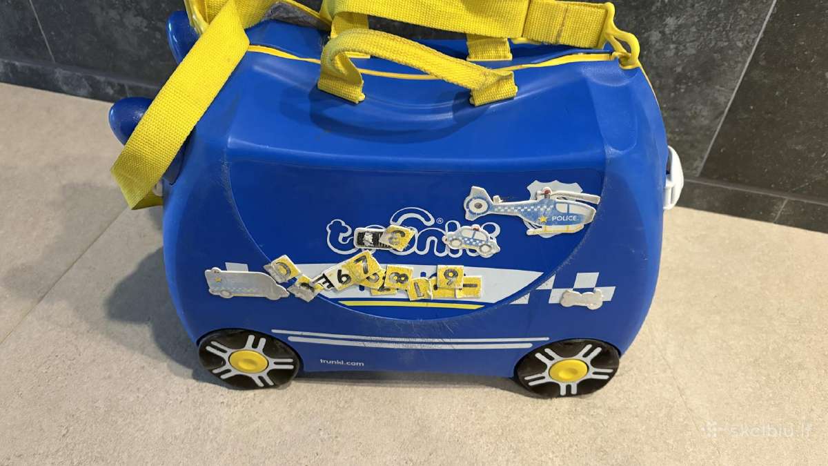 Trunki Percy the Police Car vaikiškas lagaminas - nuotraukos Nr. 2