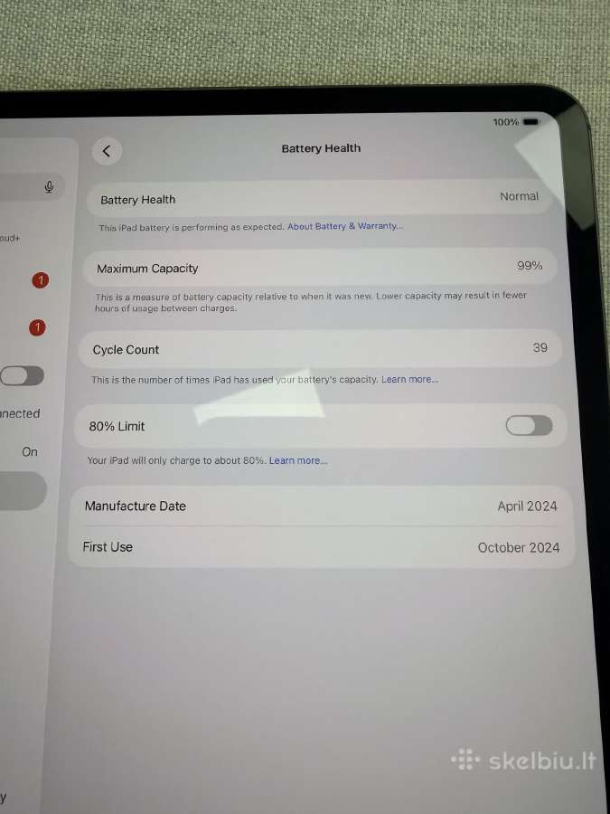 iPad pro 13 M4 512 GB WiFi - nuotraukos Nr. 8