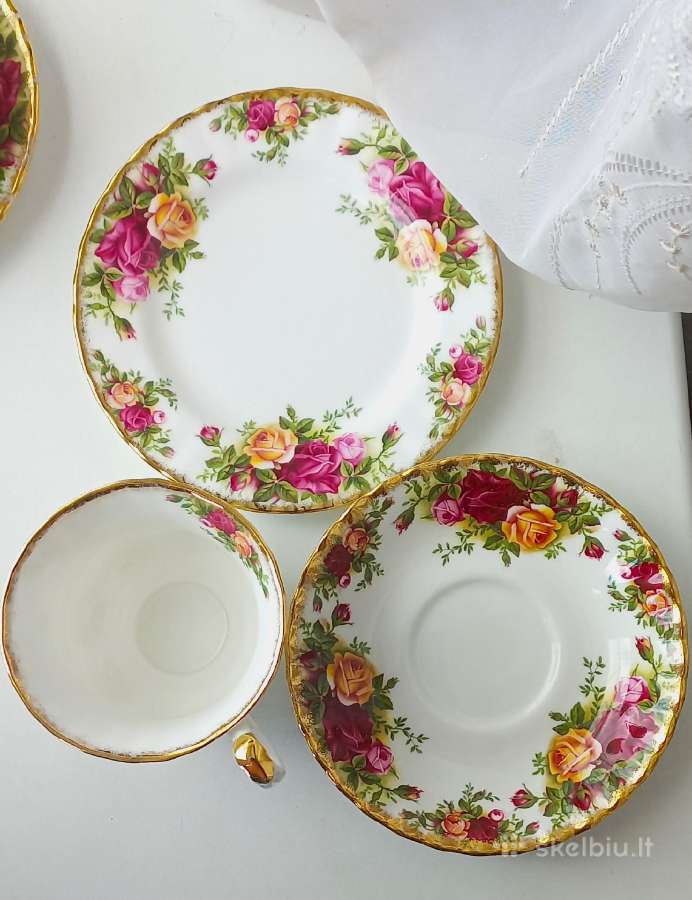Kavos Puodelis Trio Royal Albert "Old Country Rose - nuotraukos Nr. 2