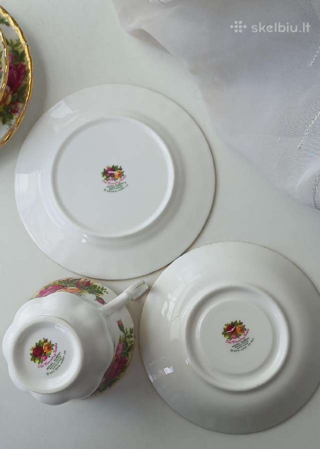 Kavos Puodelis Trio Royal Albert "Old Country Rose - nuotraukos Nr. 3