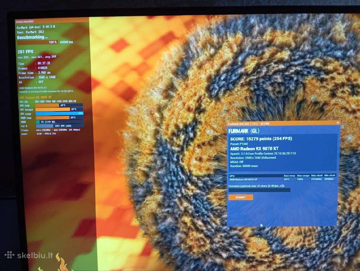 Powercolor Amd Radeon Rx 9070 XT 16gb Hellhound - nuotraukos Nr. 5