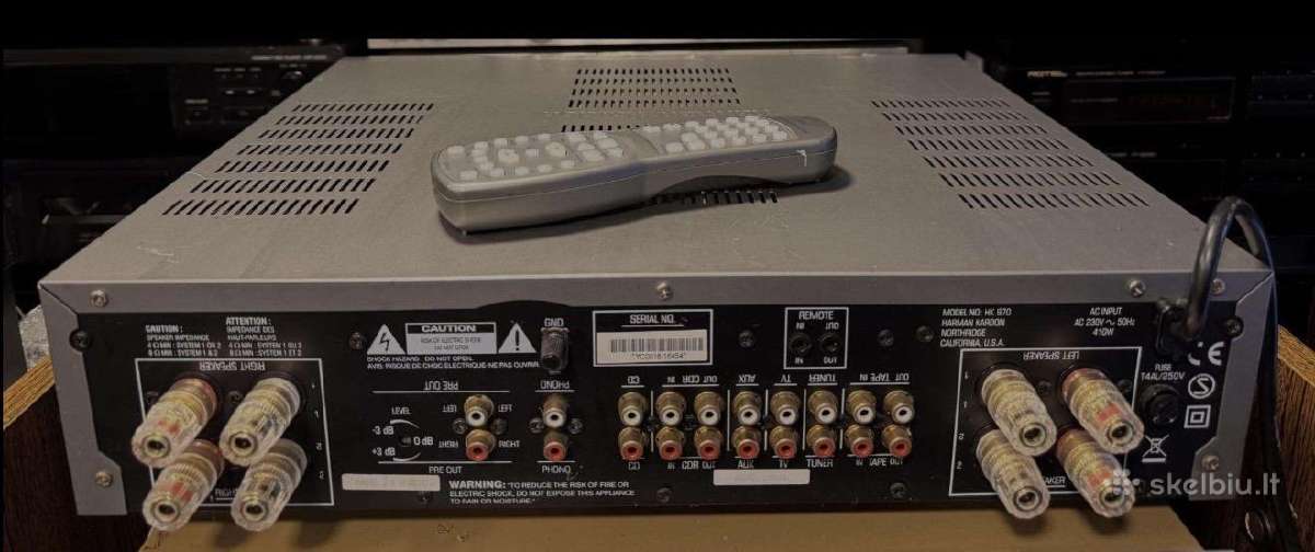 Harman Kardon hk675 / stiprintuvai - nuotraukos Nr. 2