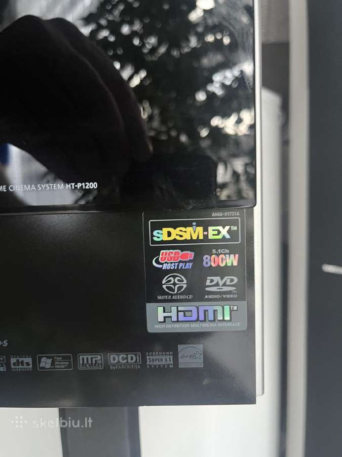 Parduodu Samsung Ht-p1200r namų kino sistemą - nuotraukos Nr. 2