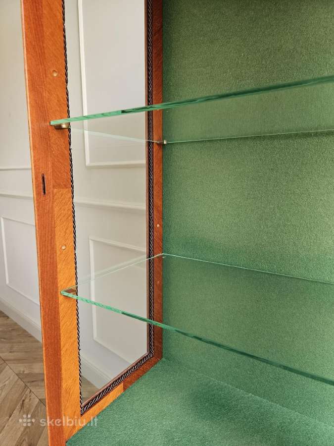 Vintažinė vitrina su dviem stalčiais - nuotraukos Nr. 13