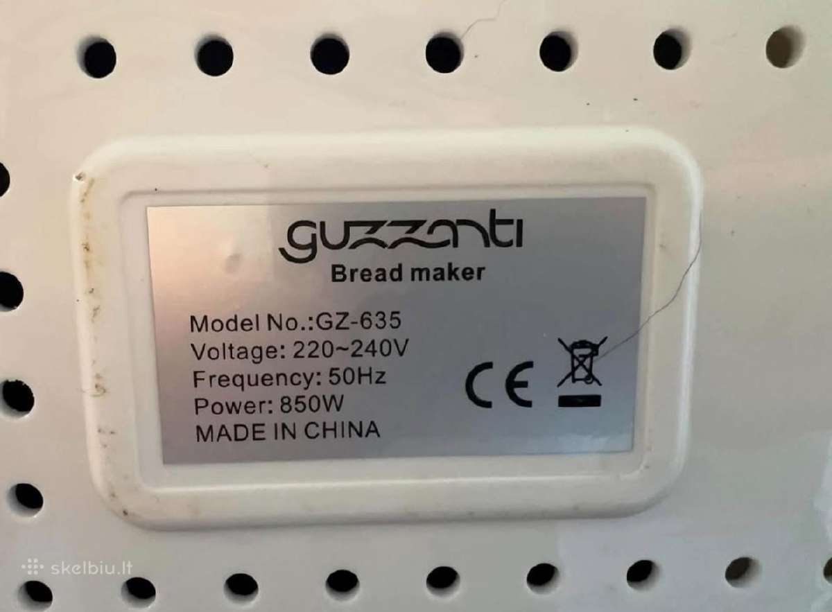 Guzzanti Gz-635 duonkepė - nuotraukos Nr. 2